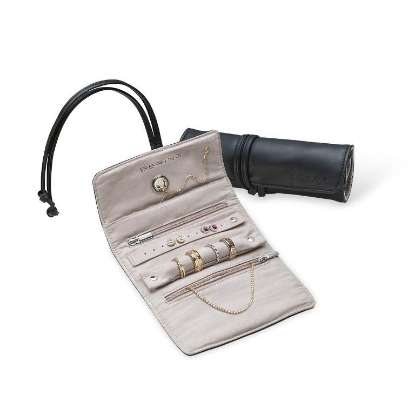 Billede af Bering Smykkerulle sort kunstlæder