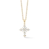 Billede af Mads Z "Celestial by Medina" halskæde 8 karat guld m. hvid topas (40-45 cm)