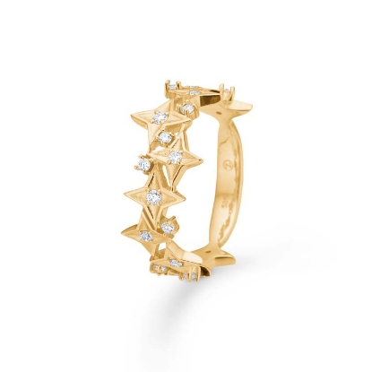 Billede af Mads Z "Vesper" ring 14 kt. guld m. 0,20 ct. w/si brillanter (str. 50-60)