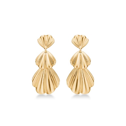 Billede af Mads Z "Velvet" øreringe 14 kt. guld