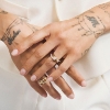 Billede af Mads Z "Darcy" ring 8 kt. guld m. cz (str. 56)