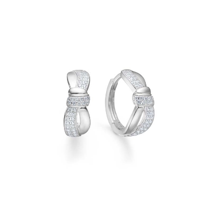 Billede af Mads Z "Darcy" øreringe sølv m. cz