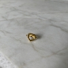 Billede af Jane Kønig Tied Heart Stud ørering forgyldt sølv (1 stk.)