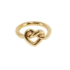Billede af Jane Kønig "Big Tied Heart" ring forgyldt sølv (str. 58)