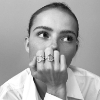 Billede af Jane Kønig "Open Heart" ring forgyldt sølv (str. 50)