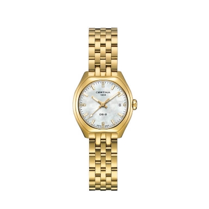 Billede af Certina DS-2 Lady Quartz dameur gulddoublé 10bar 28mm