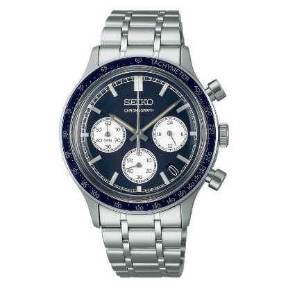 Billede af Seiko Chronograph Quartz herreur stål 39mm 5bar