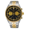 Billede af Seiko Chronograph Quartz herreur stål gulddoublé 41,5mm 10bar