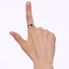 Billede af Maria Black 'Saddle' ring sølv (str. 48-60)