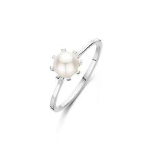 Billede af Spirit Icons Emily Pearl ring sølv m. perle (str. 54)
