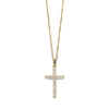 Billede af Spirit Icons Divine CZ (L) halskæde forgyldt sølv m. cz (42-45 cm)