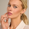 Billede af Spirit Icons Emily Pink øreringe forgyldt sølv m. lyserød cz