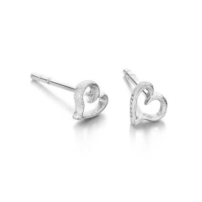 Billede af Spirit Icons Youth Stud Rustic øreringe sølv