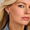 Billede af Spirit Icons Annika Pink Stud øreringe forgyldt sølv m. lyserød cz