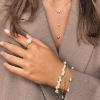 Billede af Aqua Dulce Karla Pearl ring forgyldt sølv m. fvp (str. 54)