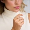 Billede af Spirit Icons Juliet Large ring 14 karat guld m. 0,27 ct. brillanter (str. 52)