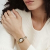 Billede af Mockberg Belle Oval Gold dameur stål gulddoublé 23mm 3bar