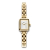 Billede af Daniel Wellington Quadro Mini 3-Link dameur stål gulddoublé 3bar 15mm