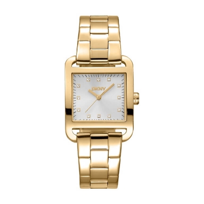 Billede af DKNY City Midi dameur stål gulddoublé 3bar 27mm