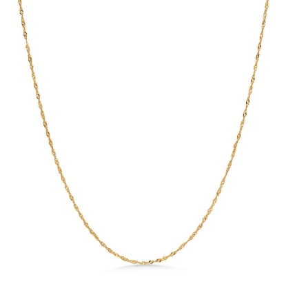 Billede af Studio Z "Flow" halskæde forgyldt sølv (40-45 cm)