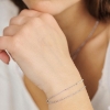 Billede af Studio Z "Orbit" armbånd sølv (16-19 cm)