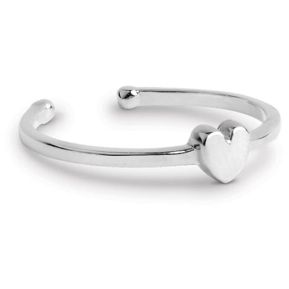 Billede af ENAMEL Copenhagen Amore ring sølv (justérbar)