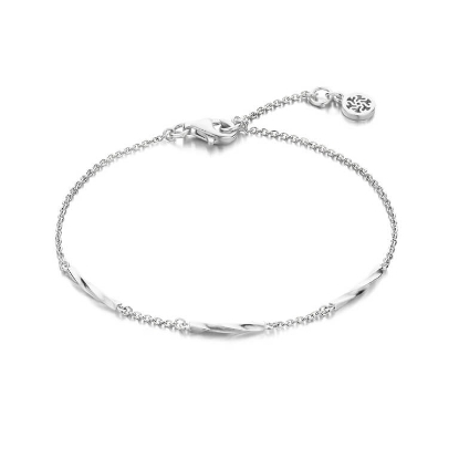 Billede af Spirit Icons Linda armbånd sølv (17-19 cm)