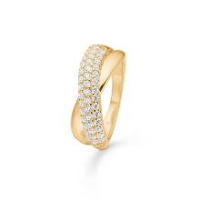 Billede af Mads Z "Celia" ring 8 kt. guld m. cz (str. 54)