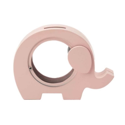 Billede af Nordahl Andersen sparebøsse Forkromet Elefant - lyserød