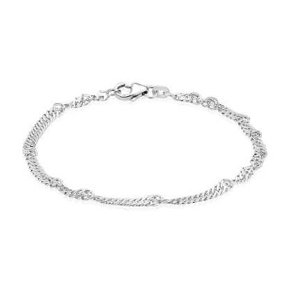 Billede af Armlænke Singapore 2,90 mm. 925s 21,0 cm.