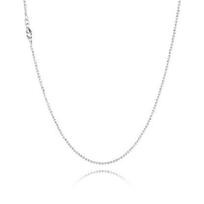 Billede af Kæde Kugle Facet sølv t: 1,50 mm