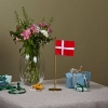 Billede af Piet Hein Bord-Flagstang (35 cm) stål - Messing