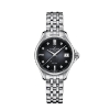 Billede af Certina DS Action dameur stållænke sort skive dato safirglas 35,5mm. 20bar