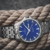 Billede af Certina DS Action Day-Date Powermatic 80 herreur stål lænke blå skive 41mm
