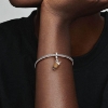 Billede af *Pandora Muranoglas Bubble Tea Charm sølv