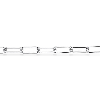 Billede af Halskæde long links sølv rh. 45cm