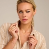 Billede af Spirit Icons Emily Pearl Pendant halskæde forgyldt sølv m. fvp (42-45 cm)