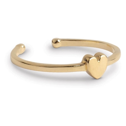 Billede af ENAMEL Copenhagen Amore ring forgyldt sølv (justérbar)