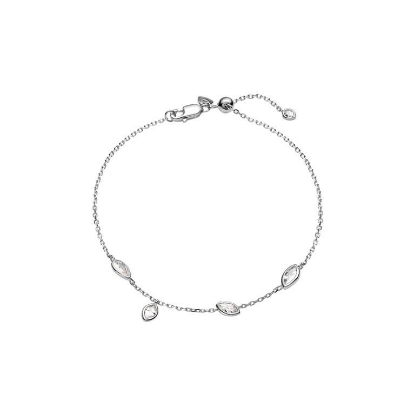 Billede af Maria Black 'Swift 02' armbånd sølv m. cz (17 cm)