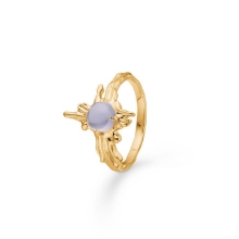 Billede af Studio Z "Arctic" ring forgyldt sølv m. cz (str. 60)