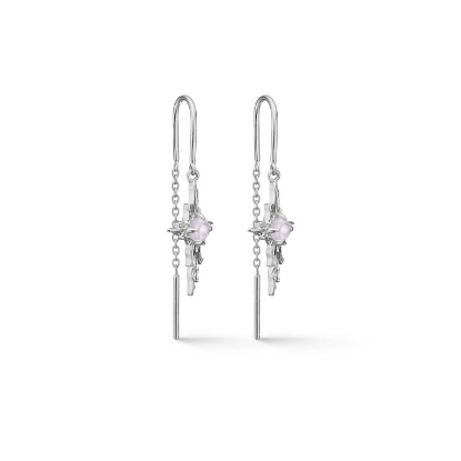 Billede af Studio Z "Arctic" øreringe sølv m. cz