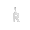 Billede af Nordahl Andersen Bogstav vedhæng - R - (9 mm) rhodineret sølv