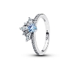 Billede af Pandora Disney Frost Dronning Elsa Tiara ring sølv m. cz (str. 58)