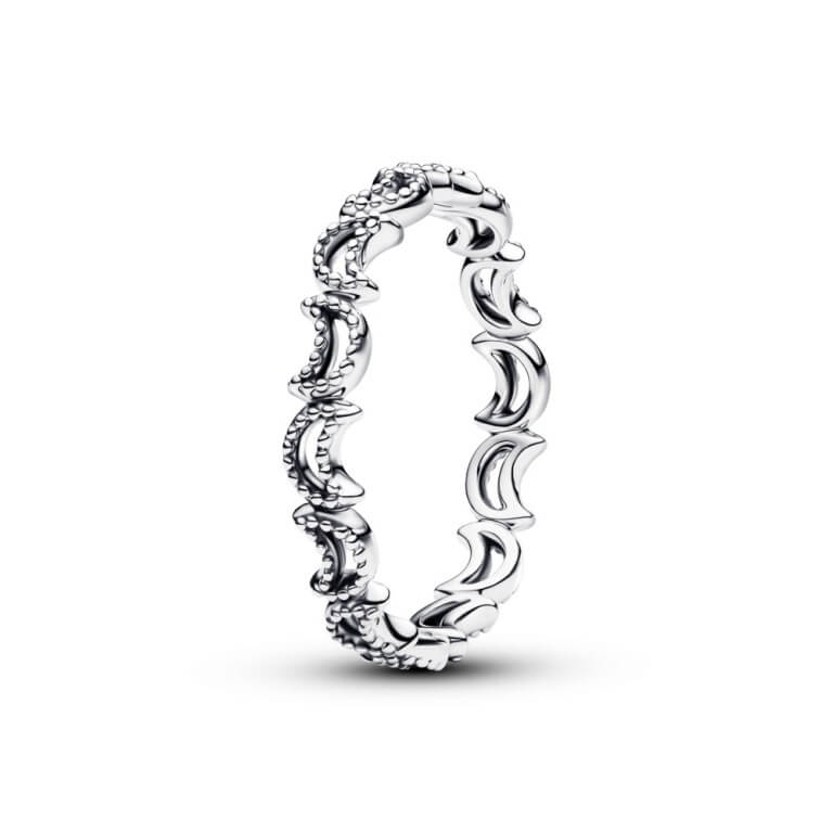 Billede af Pandora Halvmåne ring sølv (str. 54)