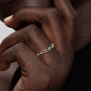 Billede af Pandora Halvmåne ring sølv (str. 54)