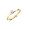 Billede af Spirit Icons Selina ring forgyldt sølv m. cz (str. 50)