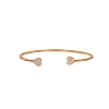 Billede af STINE A J'Adore Bangle armring forgyldt sølv m. cz