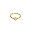 Billede af STINE A J'Adore ring forgyldt sølv m. cz (str. 54)