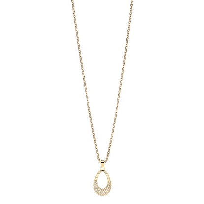 Billede af Bering Arctic Symphony halskæde forgyldt stål m. cz (50 cm)