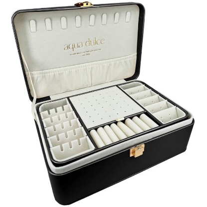 Billede af Aqua Dulce Stort Smykkeskrin Jubilæum Sort